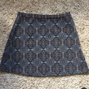 Pattern Mini Skirt